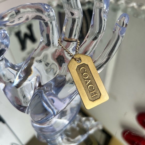 Coach Gold Pendant Necklace - Picture 3 of 5